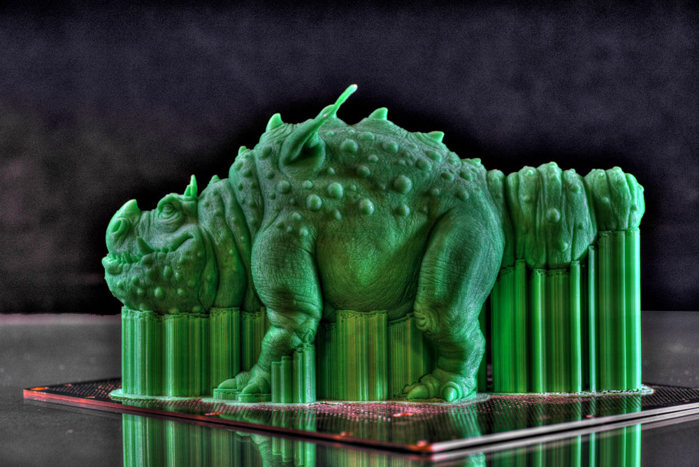 Gronkle 3d scanned and 3d printed on the Up Box