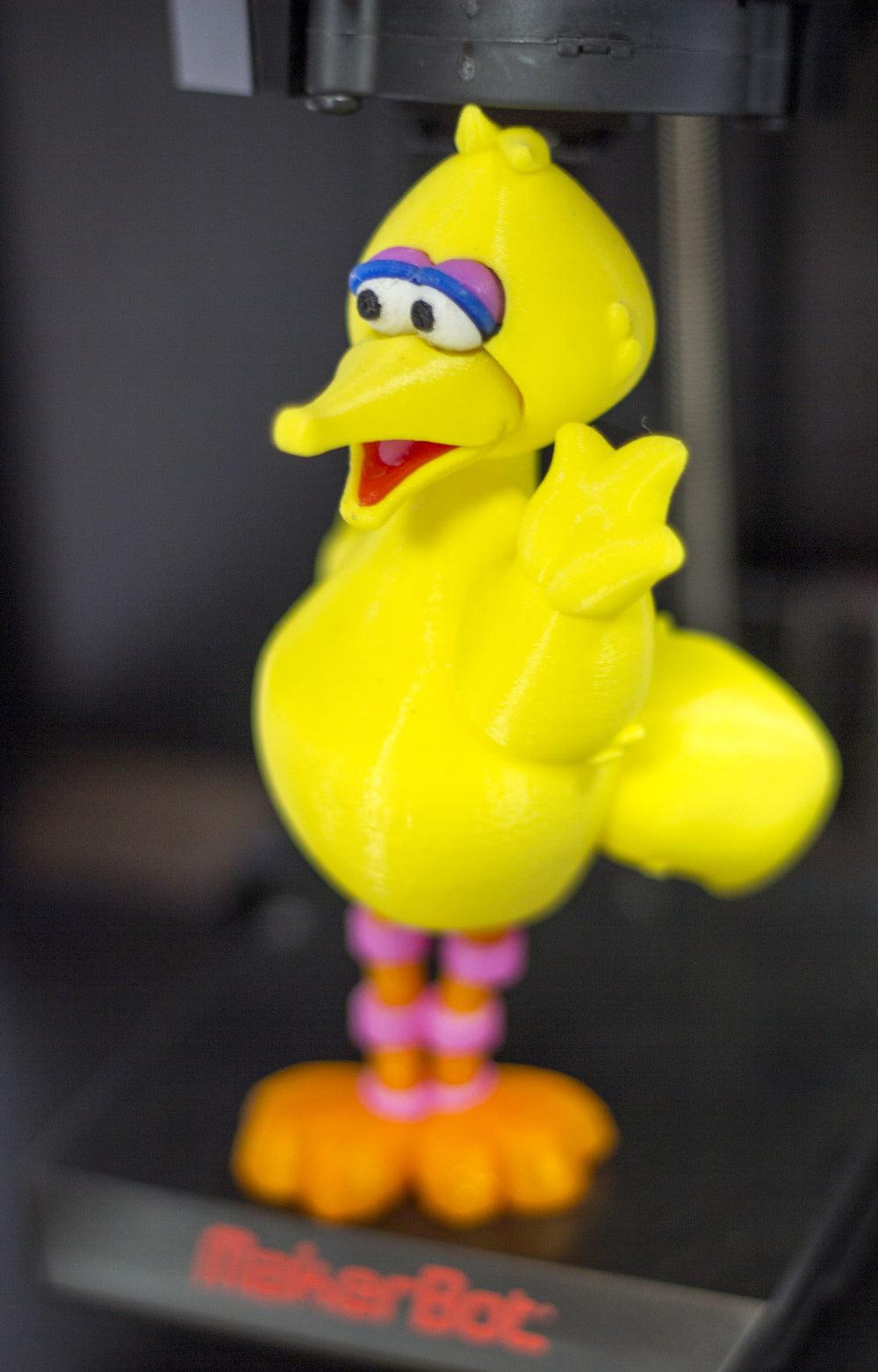 Big Bird 3d printed on a Malerbot mini