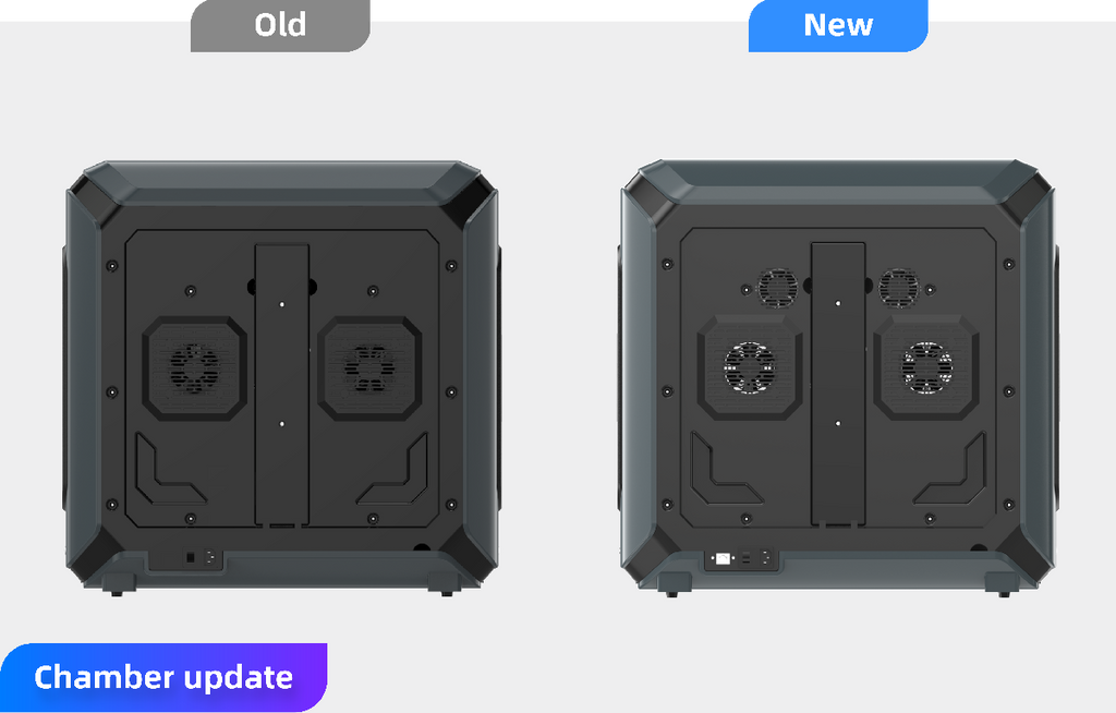 Flashforge Creator 3 temperature controlled build chamber