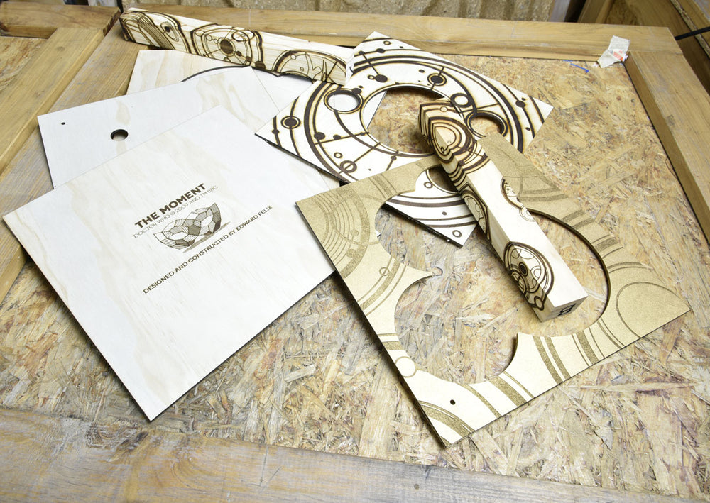 Emblaser 2 laser cutting session