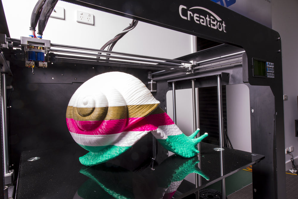 Snail 3d prined on Creatbot 3d printer