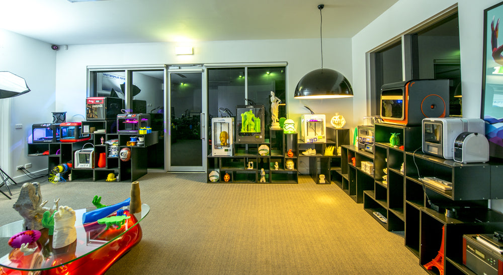 3d printer superstore showroom