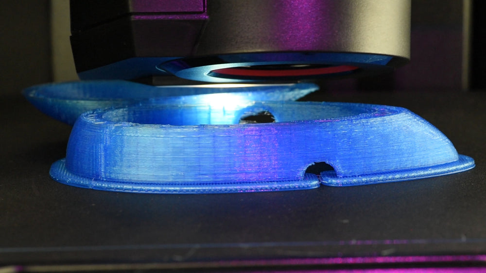 MakerBot 3d printind a musical instrument