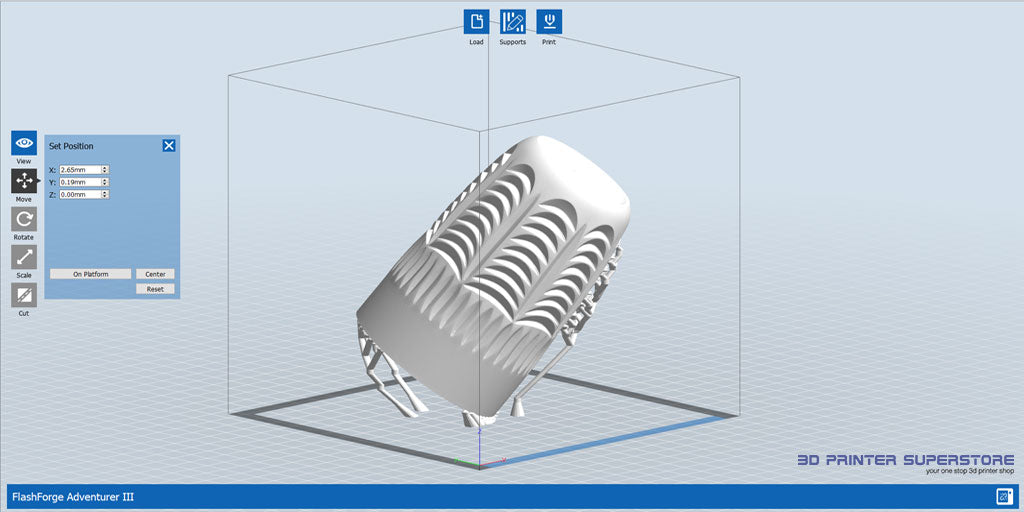 flashprint 3d printer software for flashforge printers slicing algorithm 3d