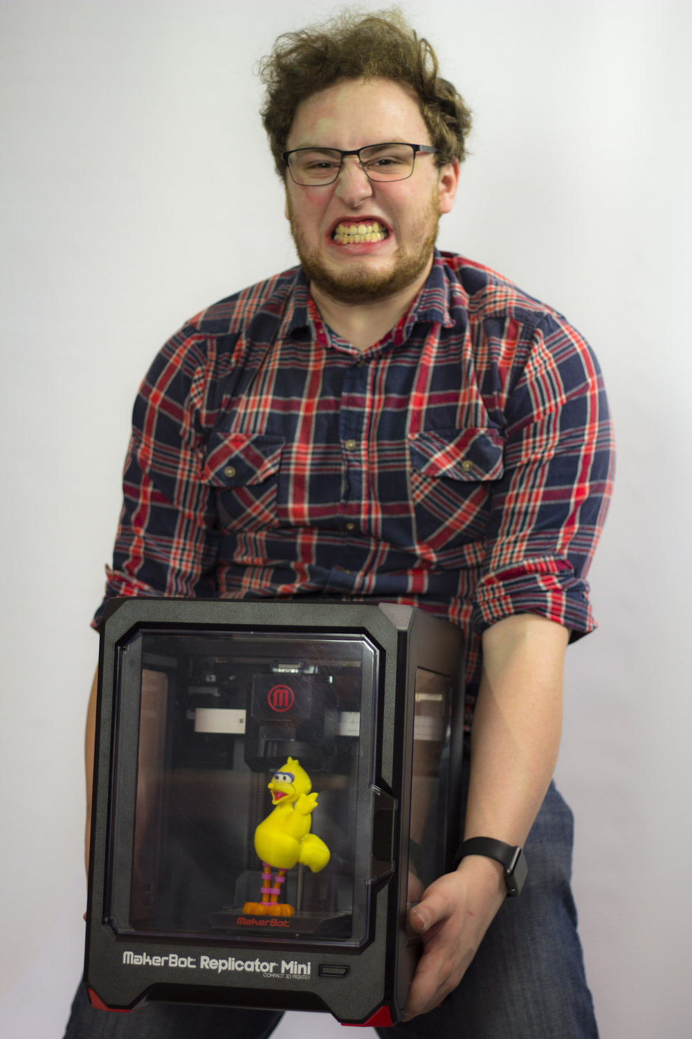 Makerbot Mini is heavy