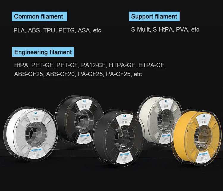 Compatible Filaments for the D Series 3d pritners by Mingda