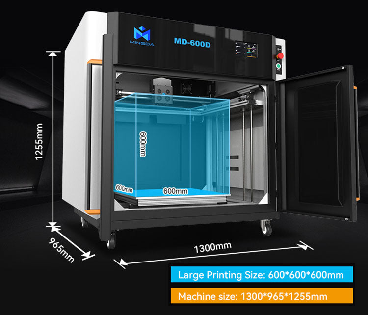 mingda MD-600D best large format 3d printer