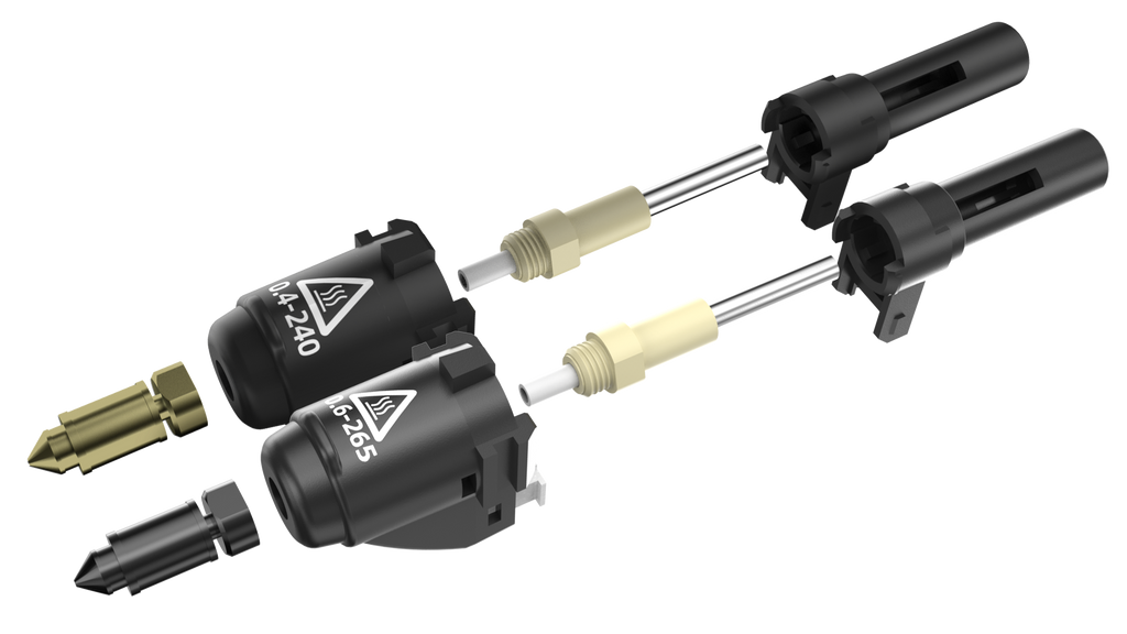 Adventurer 4 Pro copper HS high speed nozzle and harderned steel high temperature nozzle included