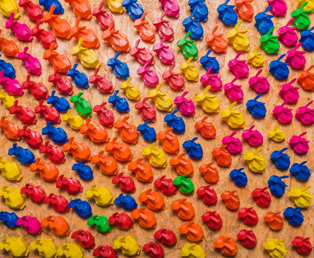 Low Poly Bunnies 3d printed