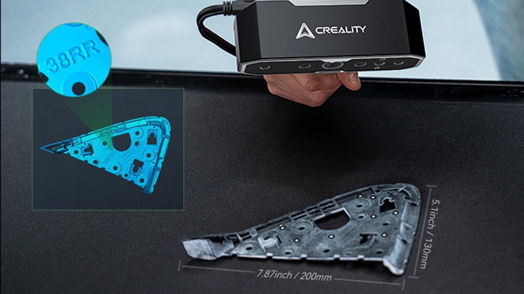 3d scan with mark point allignment with the cr scan oter for high dimensional accuracy