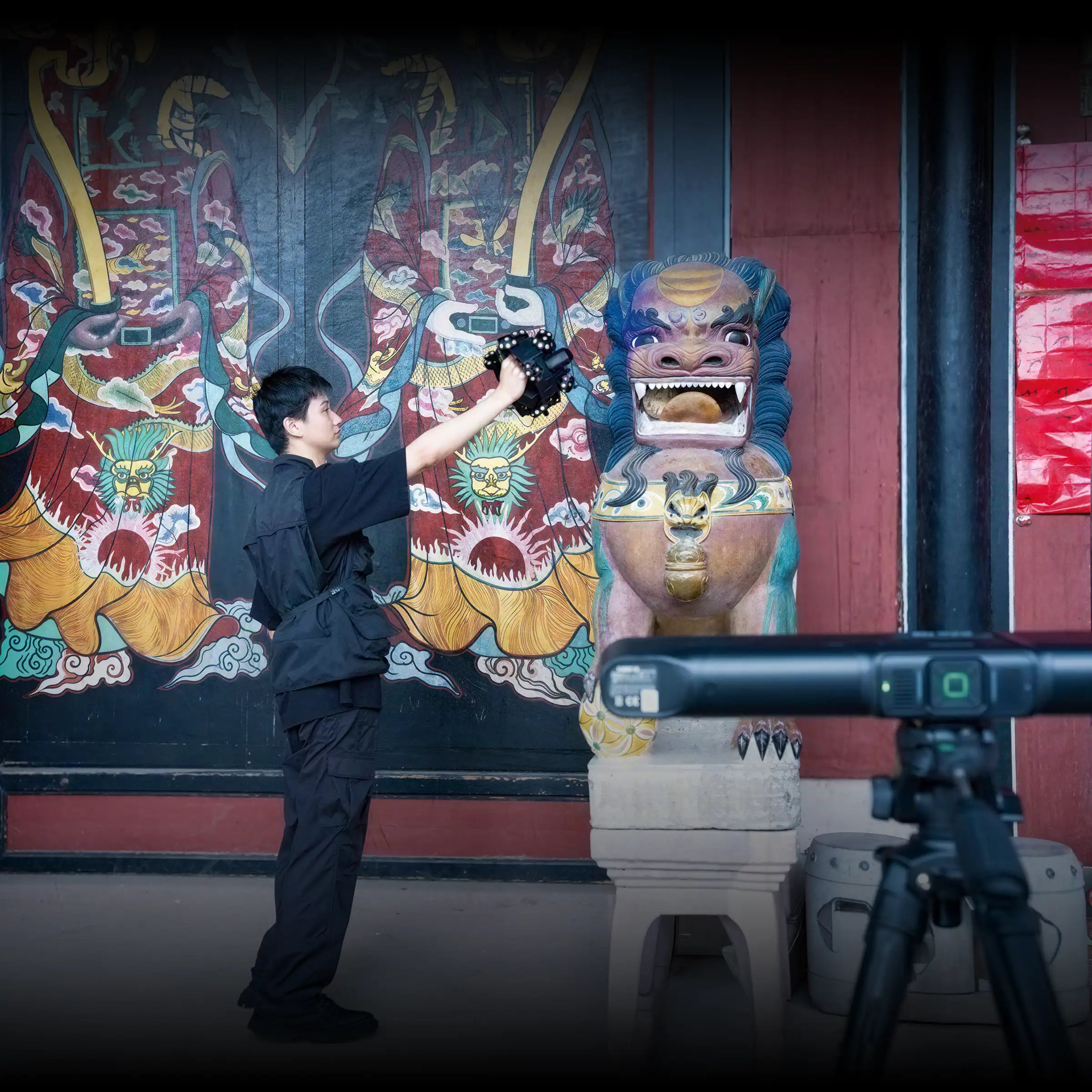 Shining 3D Einscan colour 3d scanning heritage items for digital twins