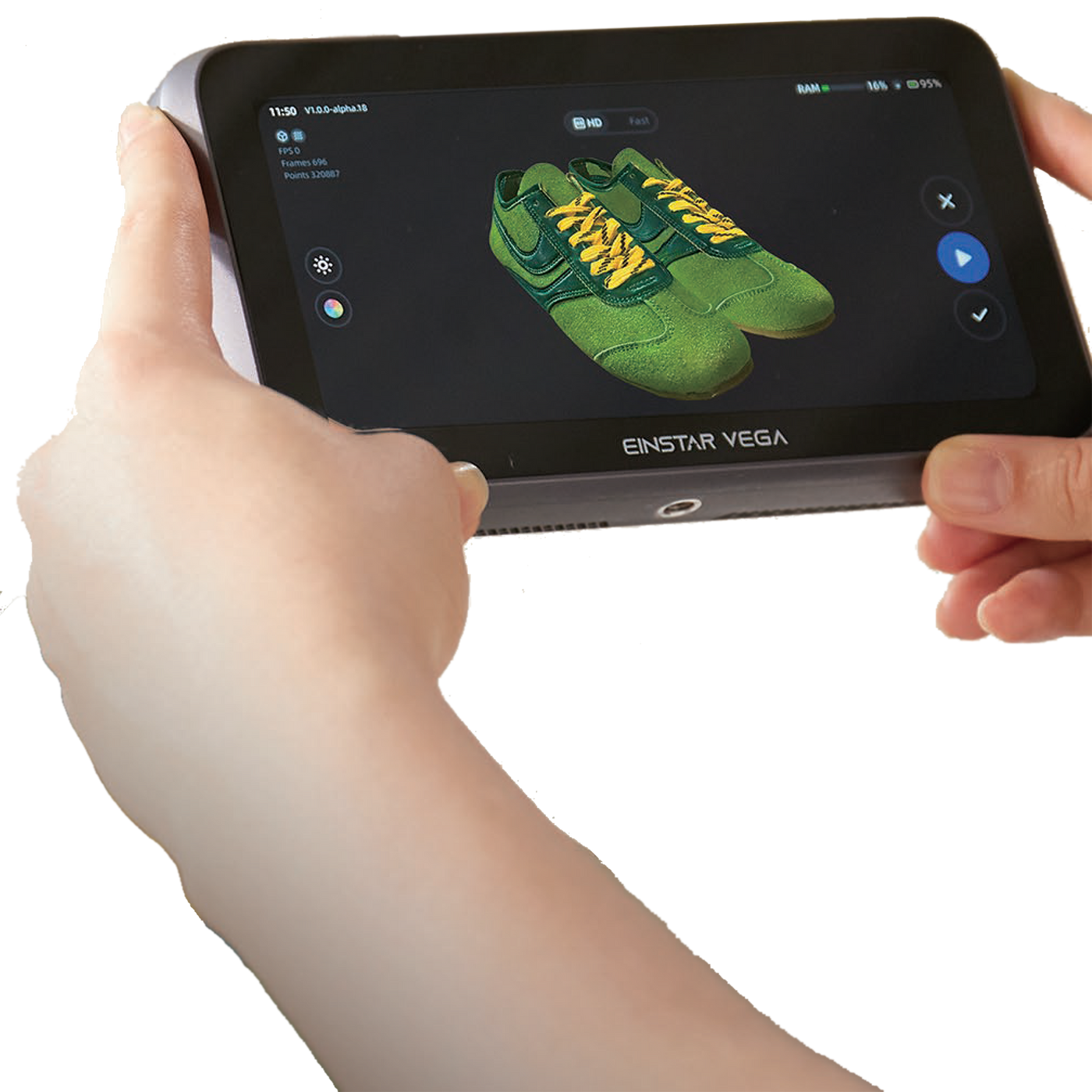 EinStar VEGA Wireless Handheld 3D Scanner