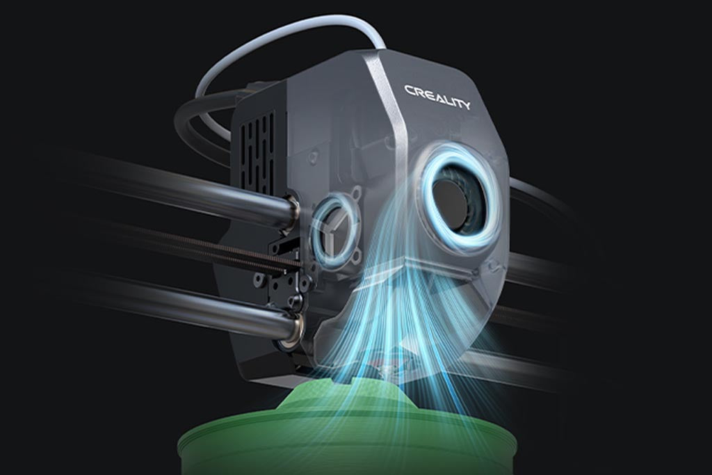 Creality Ender 3 V3 Plus dual cooling fan for high quality 3d printing