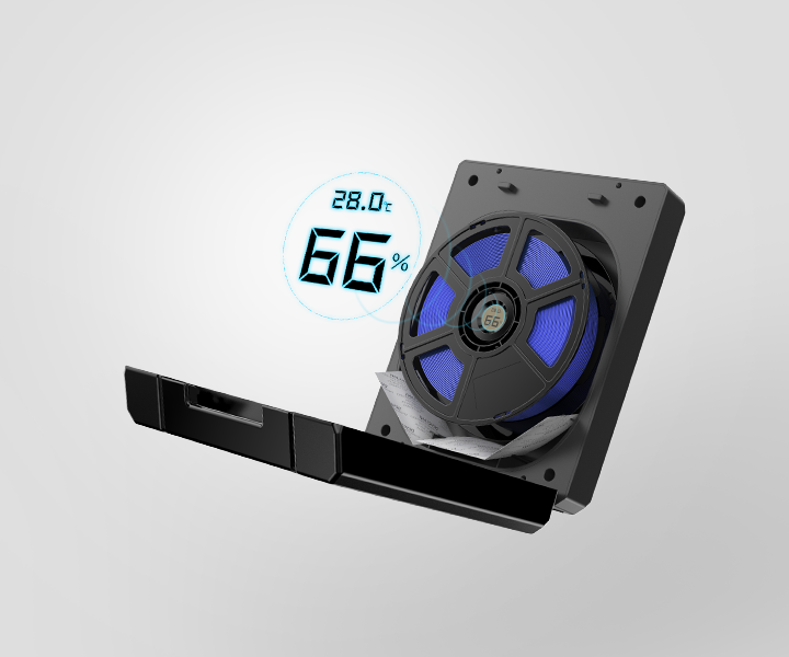 Filament moisture monitoring