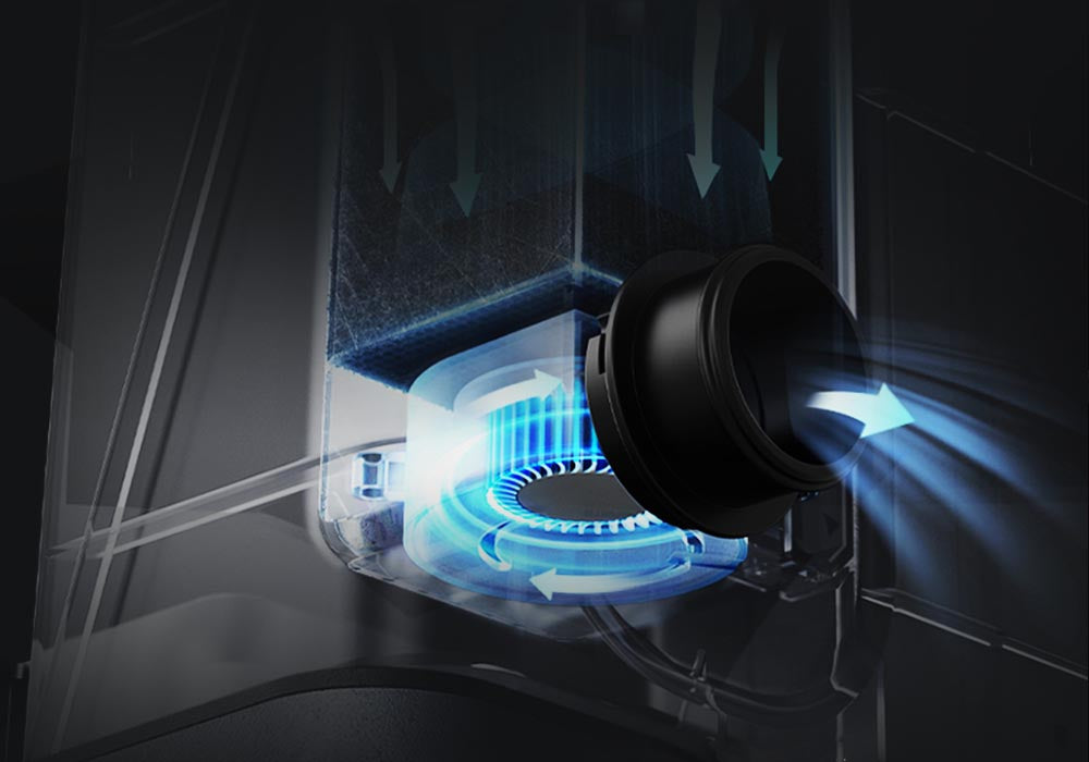Creality HALOT-MAGE S activated carbon filter absorbs VOCs odours from the resin