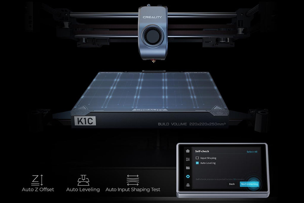 K1C one click auto bed leveling