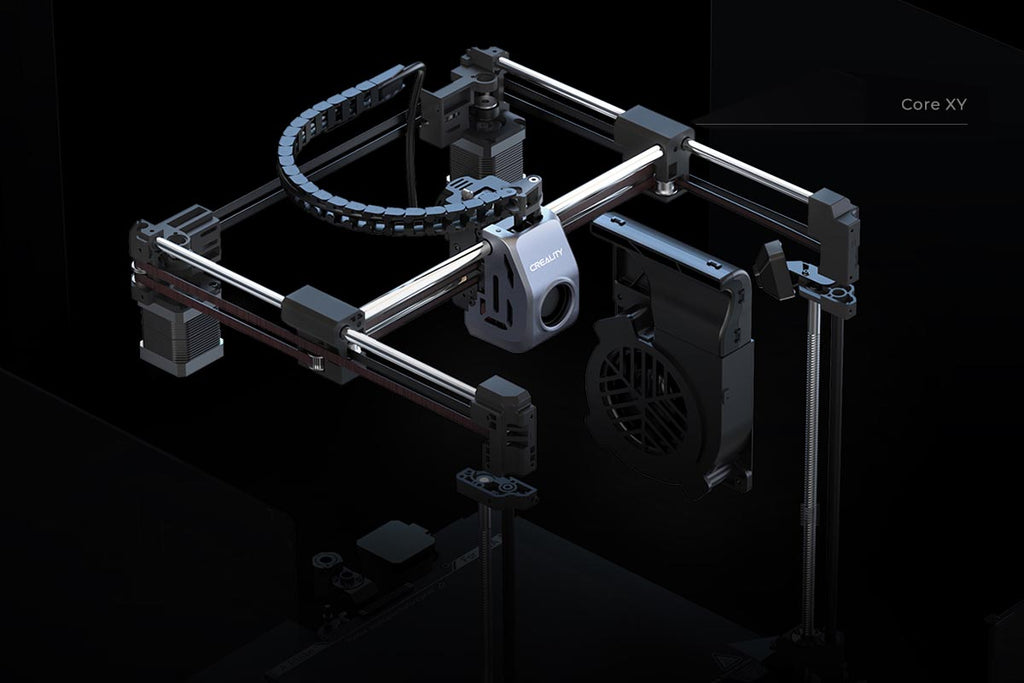 K1C core XY gantry system for high speed 3d printing