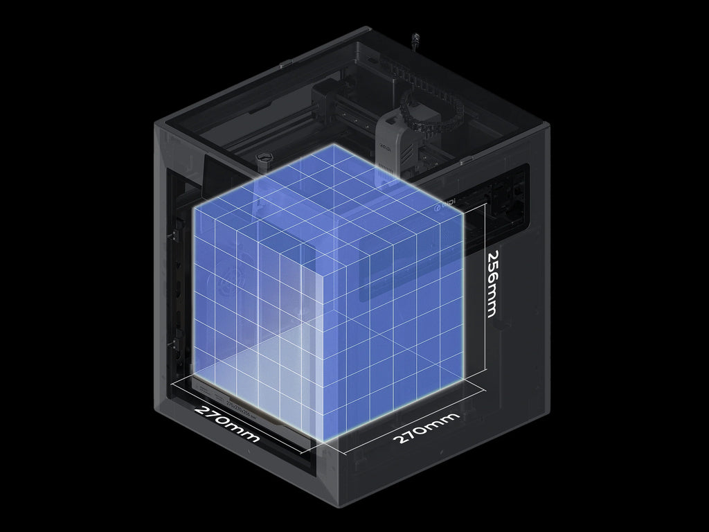 Qidi Q2 build volume 270x270x256mm