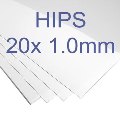 20x 1.0mm High Impact Polystyrene (HIPS) Thermoformable sheets for your Vaquform.