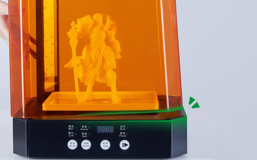 Creality UW-03 safety pause if lid is lifted during UV curing process