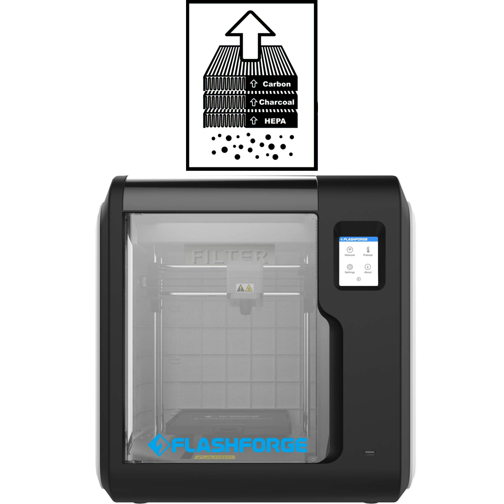 Adventurer 3 School Edition with Activated Charcoal Filter