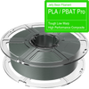 Grey PLA PBAT Professional High Performance Tough Low Warping Filament for 3D Printers - Jelly Bean Filament