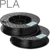 UP PLA filament by TierTime Black 500 gram twin pack