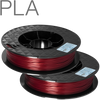 UP PLA filament by TierTime Burgundy Red 500 gram twin pack