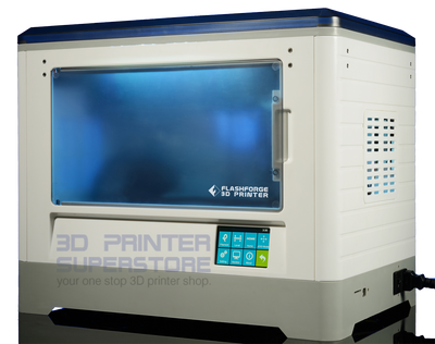 FLashforge Dreamer 3D Printer with touchscreen and WiFi connectivity.