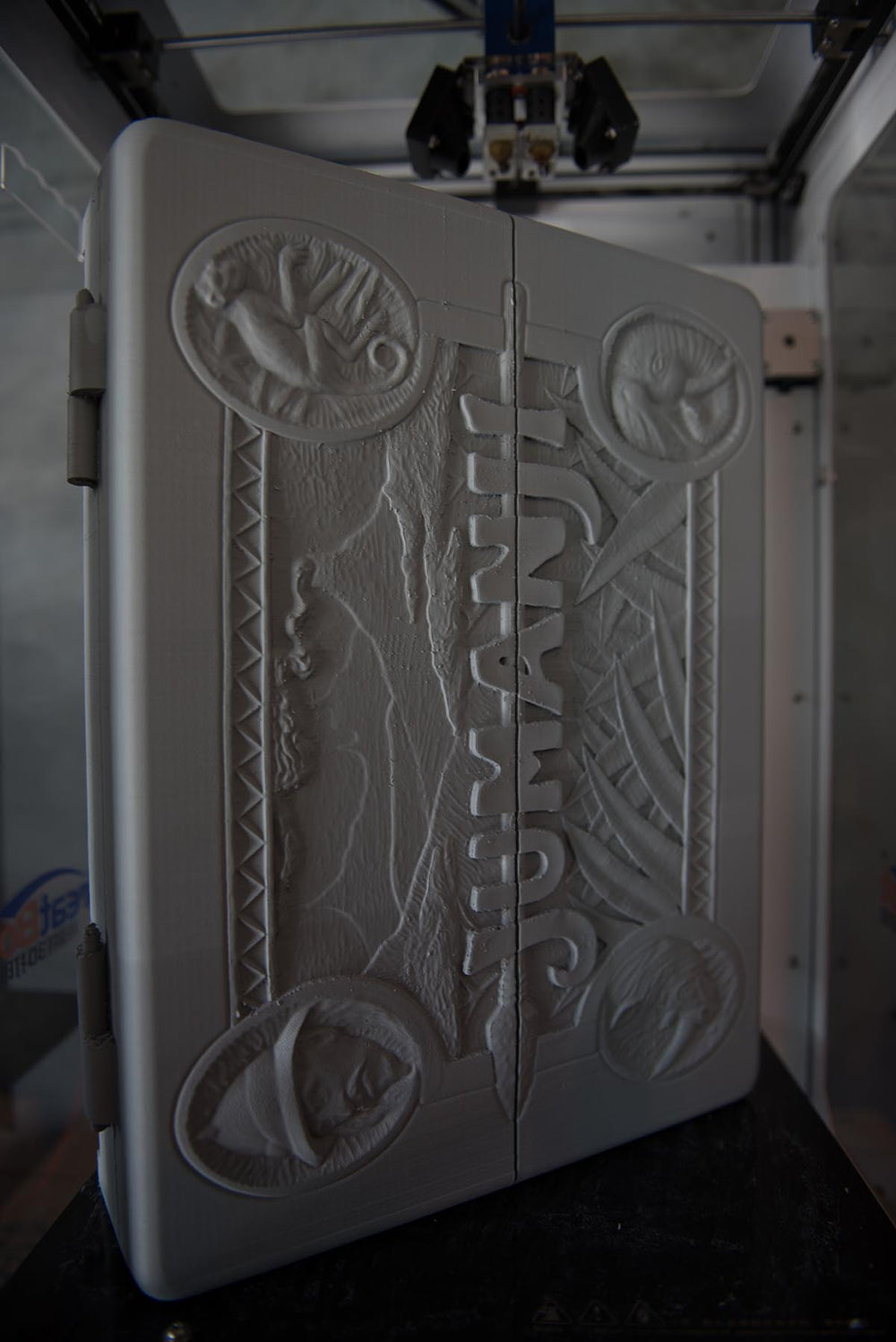 Jumanji board 3d printed on a Creatbot 3d printer