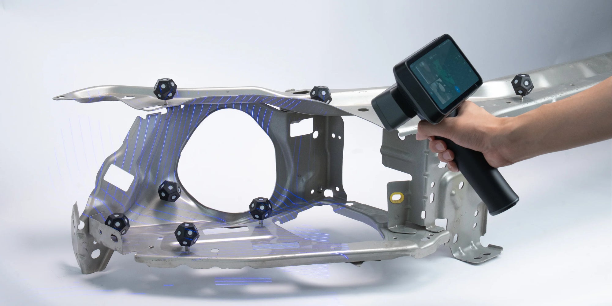 Magnetic Marker Balls for 3d scanning with dot markers