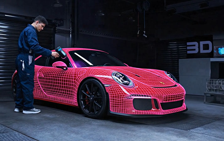 3d scanners for automotive car modifications and motor sports