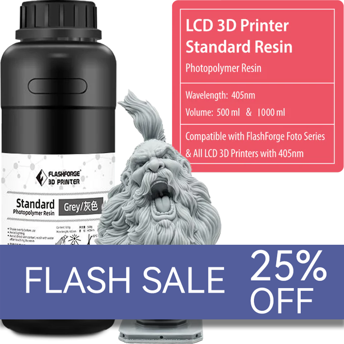 LCD Standard Photopolymer Resin Grey