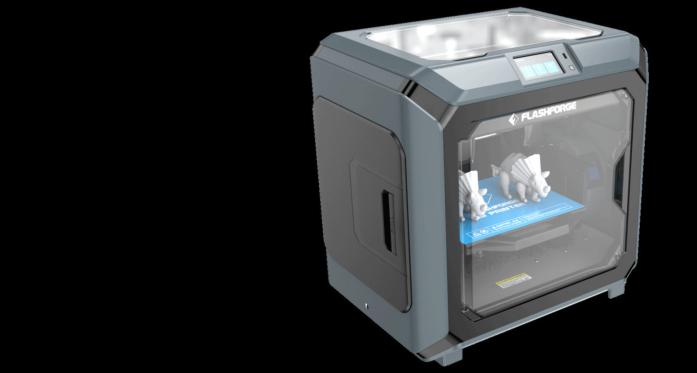 Flashforge Creator 3 V2 3d pritner with IDEX front view