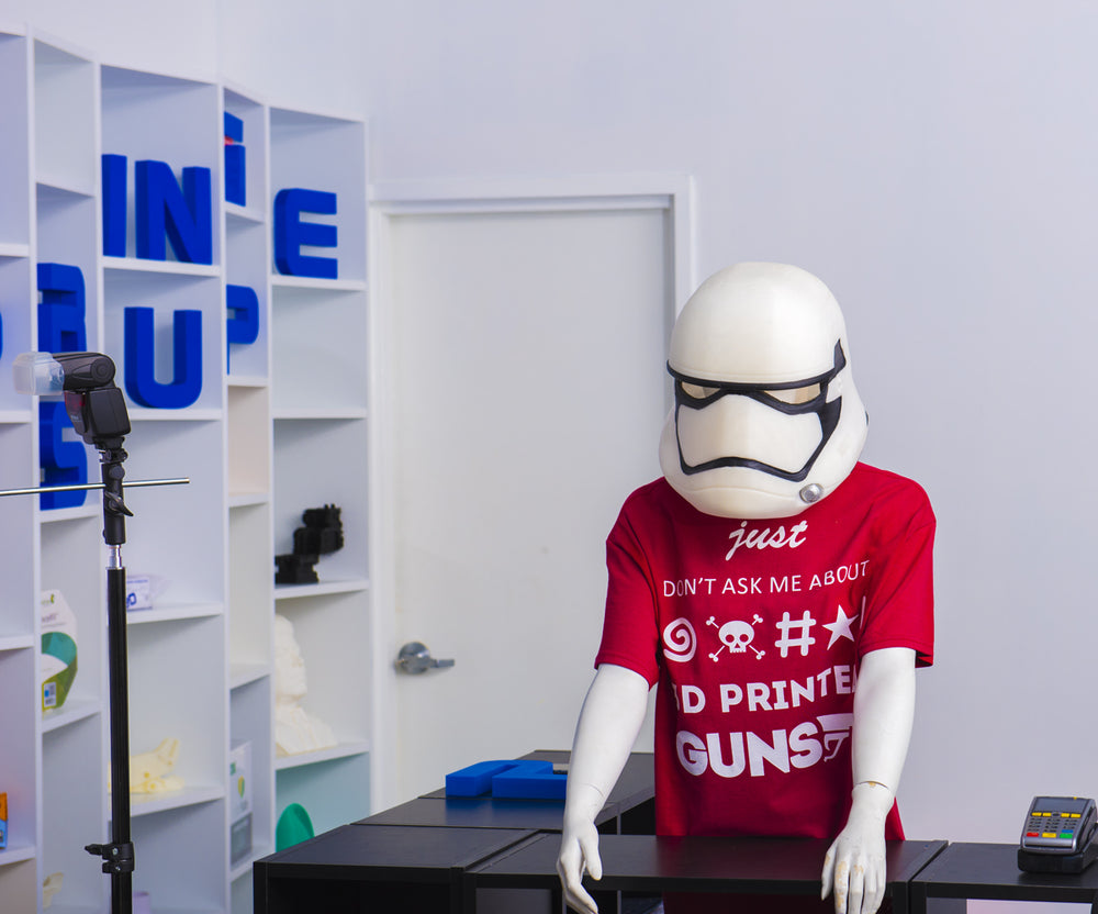 3D Printed Storm Trooper Helmet