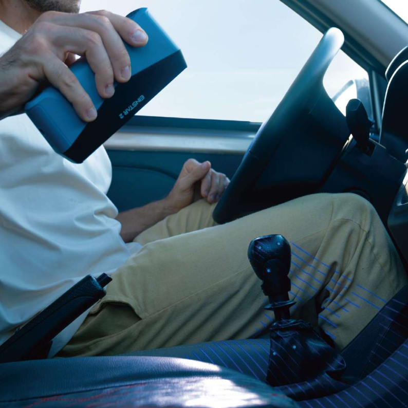 Shining 3d Einstar 2 3d scanning car interiors