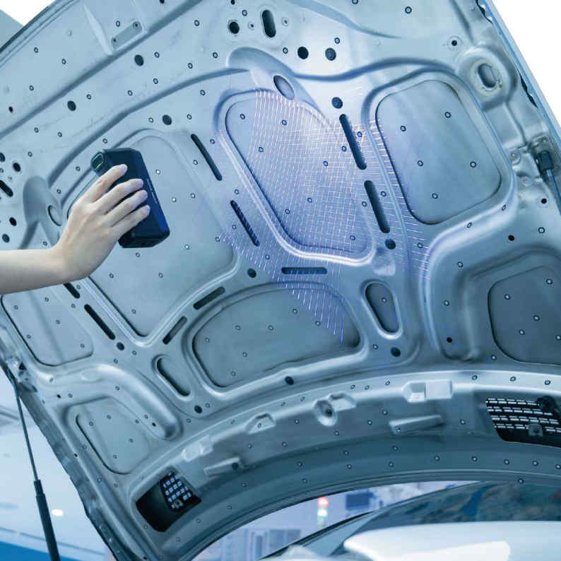 3D scanning automotive parts with Einstar Rockit 3d scanner by Shining 3D
