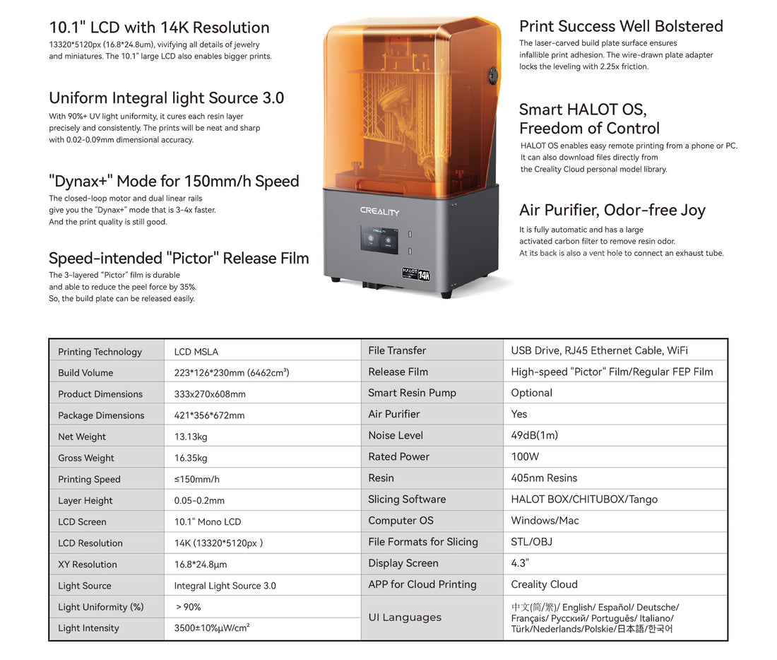 Halot Mage S 14K | Resin 3D Printer | Buy Australian Distributor - 3D ...