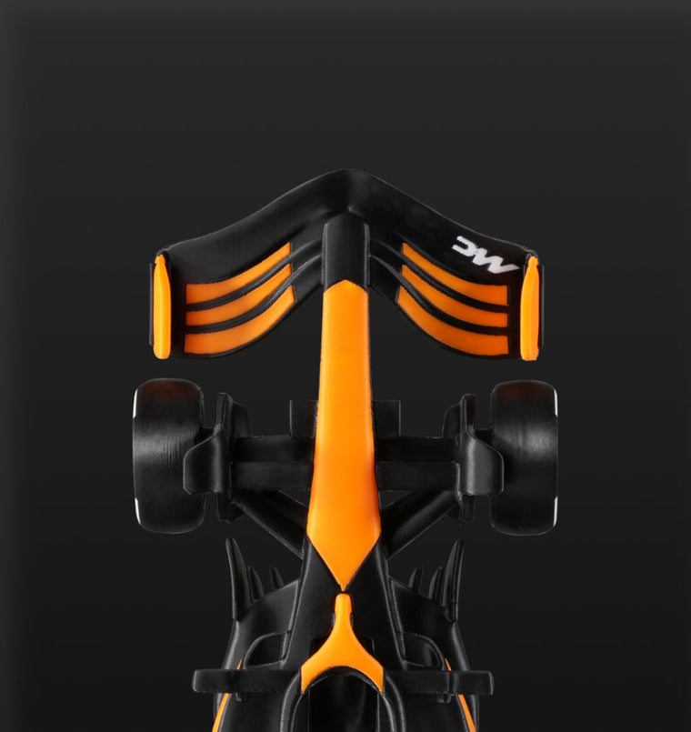 Bambu Lab P2S multi-material 3d print of formula 1 car