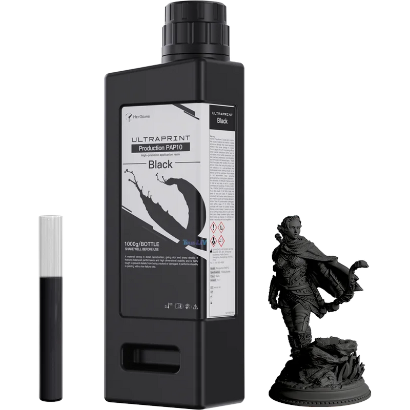 HeyGears UltraPrint-Production PAP10 Precise Detail Resin BLACK