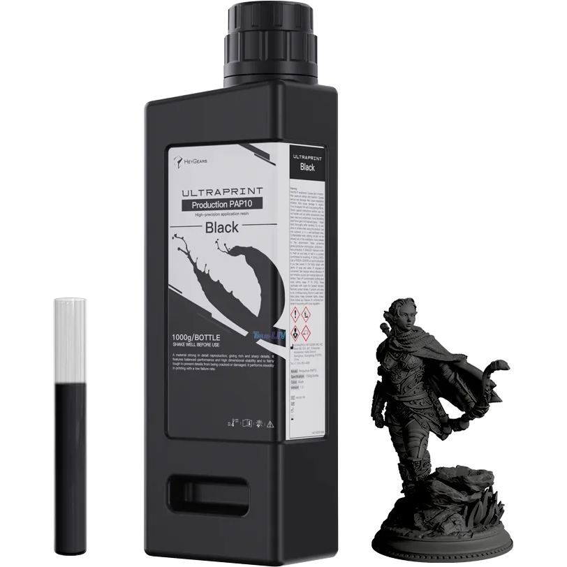 HeyGears UltraPrint-Production PAP10 Precise Detail Resin BLACK