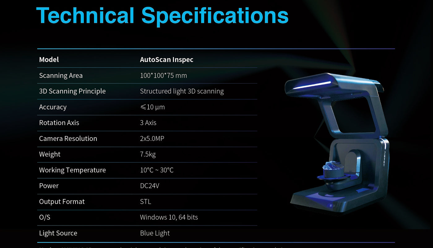 Auto Inpec Specifications