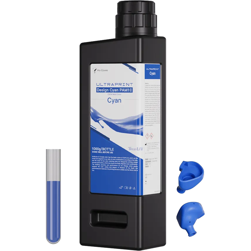 HeyGears UltraPrint-Design PAM10 Resin COLOUR MIXING Cyan