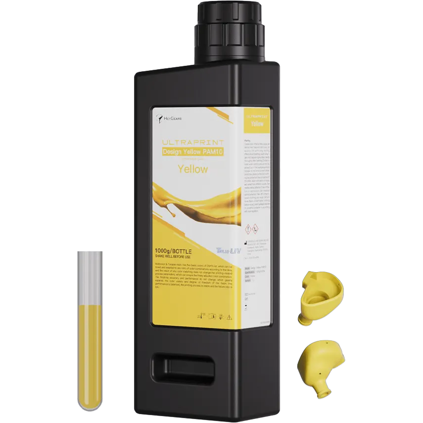 HeyGears UltraPrint-Design PAM10 Resin COLOUR MIXING Yellow