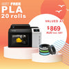 Buy an X5 3d pritner and get 20 free roll of PLA