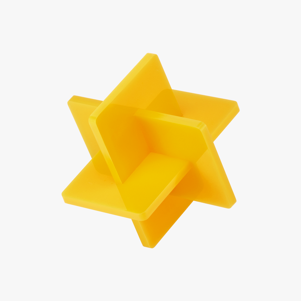 3mm Opaque Glossy Acrylic Sheet (3 pack) Yellow