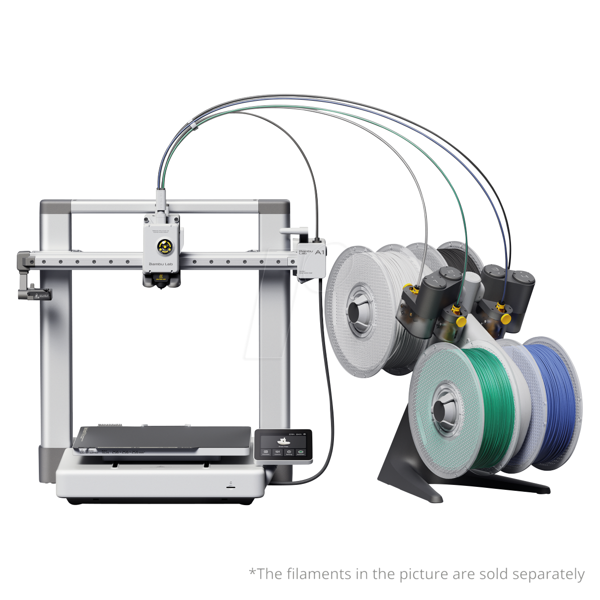 A1 Combo price Auto calibration 3D printer Fast 3D printer Quiet 3D printer Bambu Lab AMS Lite 3D printer for beginners Set it and forget it 3D printer