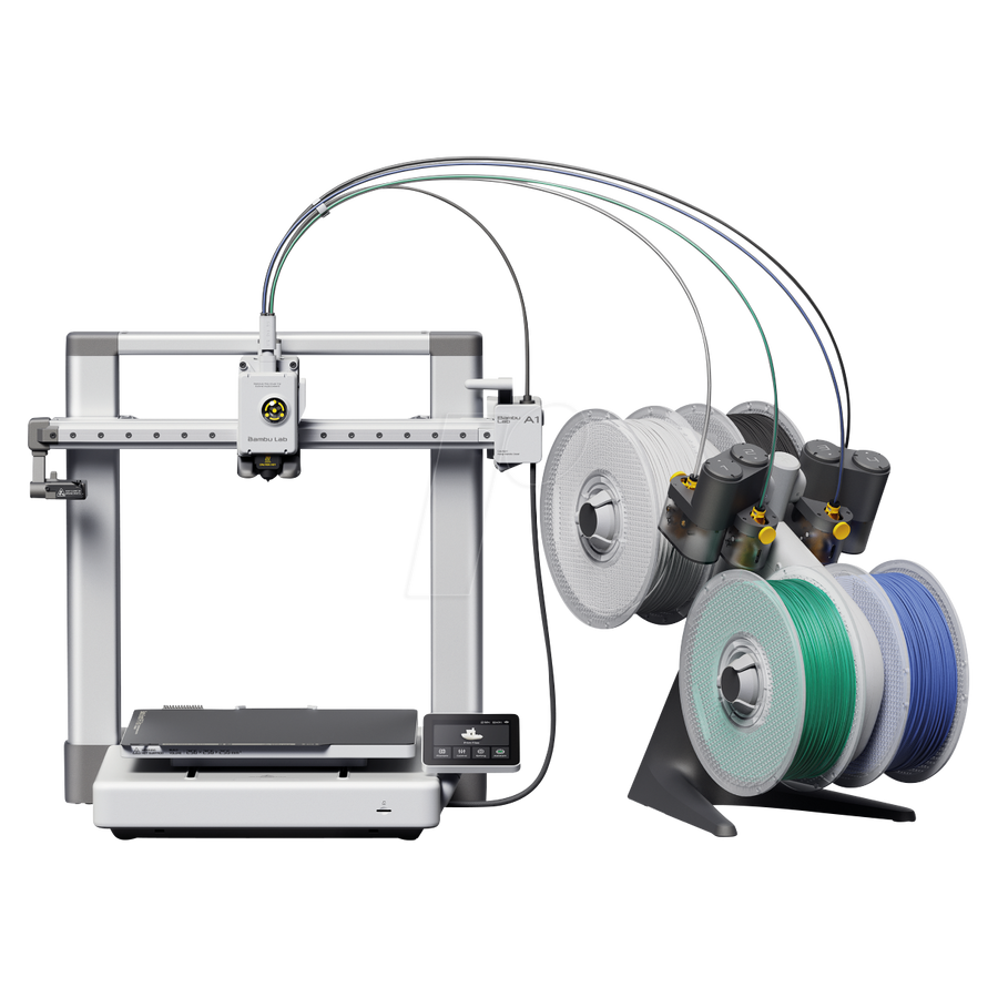 A1 Combo price Auto calibration 3D printer Fast 3D printer Quiet 3D printer Bambu Lab AMS Lite 3D printer for beginners Set it and forget it 3D printer