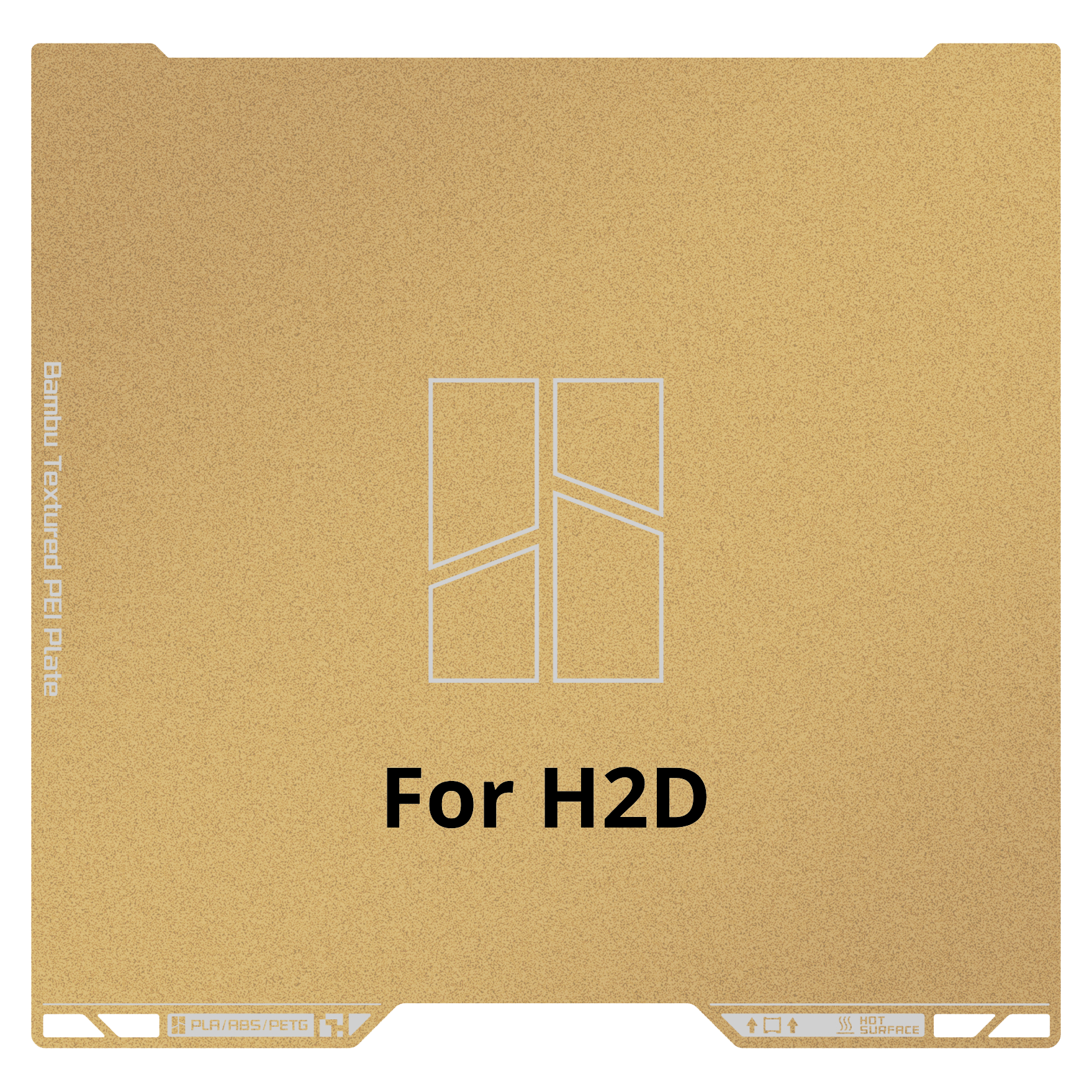 Bambu Lab Textured PEI Plate for H2D 3D Printer