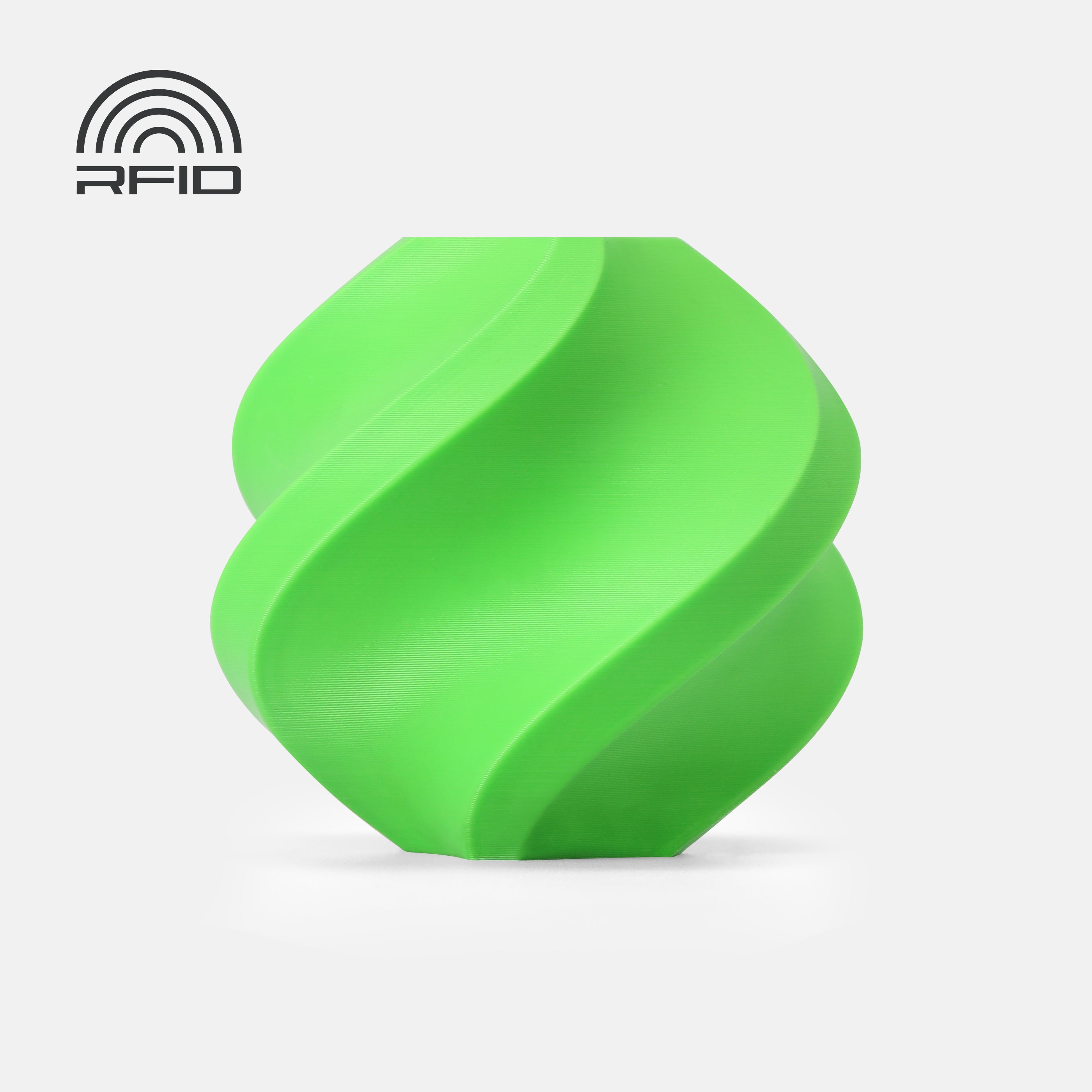 Bambu Lab PETG HF Line Green High Flow 3d printing filament for printing high speeds up to 300mm/s
